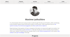 Desktop Screenshot of maxlath.eu